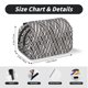 thumbnail image 5 of Disketp Black White Stripes Estuche de Lápices de Doble Capa con Tapa Abatible y Cremallera, Organizador Escolar para Adolescentes y Adultos, 5 of 7