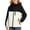 Black, variant on Girls Coat,Color Block Hooded Waterproof Softshell Rain Jacket with Pockets Yellow 5-6 Years