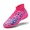 HOT PINK, variant on Boys Girls Indoor Soccer Shoes High Top Football Turf Futsal Shoes for Little/Big Kid
