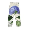 thumbnail image 5 of Junzan Men'S Pajama Pants Vintage Flower Sleepwear Pants Pj Bottoms Drawstring And Pockets, 5 of 9