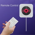 thumbnail image 2 of MEGICOT Lecteur CD Mural Bluetooth 5.0 avec Commutateur à Tirage et Haut-Parleurs Intégrés, Lecteur de Musique Portable avec Télécommande, Prend en Charge la Radio FM, USB, Flash, Lecture AUX, 2 of 9