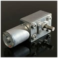 thumbnail image 4 of 5X GW370 12V 6rpm Reversible High Worm Geared Motor Torque Turbo DC Motor 35A, 4 of 5
