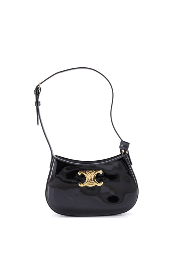 Pre-Owned Triomphe Tilly Bag Patent Medium By Rebag