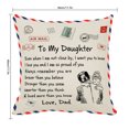 thumbnail image 4 of Cateissary Funda de almohada de piel de melocotón con letras de 45x45cm, diseño personalizado, funda de almohada decorativa, funda de cojín para el Decoración del hogar papa a dor Cateissary HA002997-02, 4 of 6