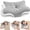 Grey, variant on Cervical Neck Pillow for Pain Relief, Contour Memory Foam Pillow for Side & Back Sleepers, Cooling Washable Cover, Dual Height 4.2”/5”, Queen