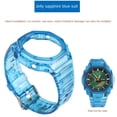 thumbnail image 3 of Estuche para reloj con correa de resina transparente para Casio G-SHOCK GA2100 2110 GA-B2100 Estuche para reloj deportivo para exteriores para hombre y mujer Accesorios para reloj, 3 of 5