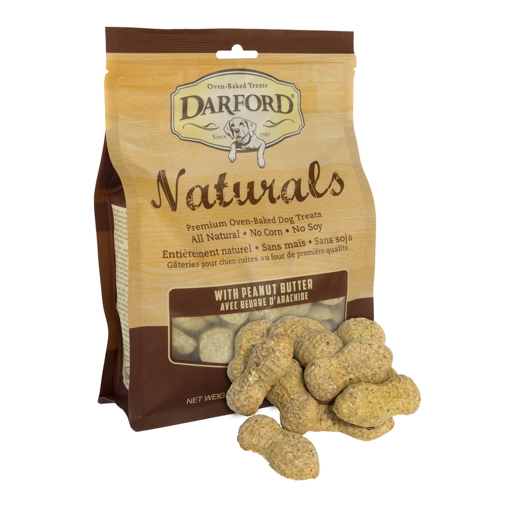 Darford Naturals Ovenbaked Peanut Butter Dog Treats, 14 oz. Walmart