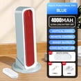 thumbnail image 1 of JZCHUNTOY Wall Mounted Desk Fan, 1 Fan + 1 Remote Control Set, 3 Speed Adjustable Wide Angle Oscillating Cooling Fan, Multifunctional Remote Quiet Operation Fan for Home Office Bedroom Garage Use, 1 of 7