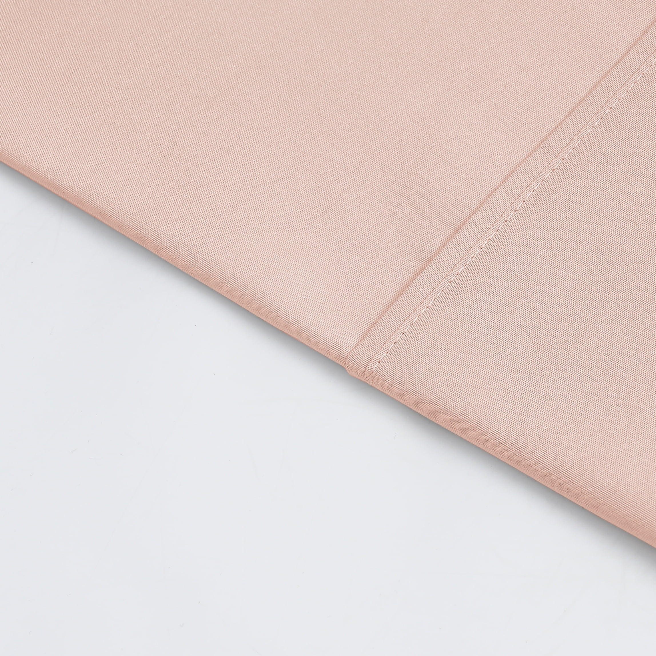 Mainstays Super Soft Brushed Microfiber Pillowcase Set, Pink Blush, King, 2 Piece