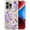 amazing lovely flowers, variant on Compatible with iPhone 14 Plus Case Flower Floral for Women Girls Girly Cute Phone Protector Clear with Design, Multicolored Flowers and Branches