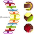 thumbnail image 2 of Silicone Glass Markers, 24 Pcs Reusable Glass Marker, Colourful Wine Glass Marker For Cocktail Bar, Party, 2 of 5