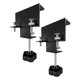 thumbnail image 3 of 2 abrazaderas universales para gabinetes, abrazaderas de instalación frontal de cajones, accesorio para proyectos de muebles, clips para paneles de Negro, 3 of 9