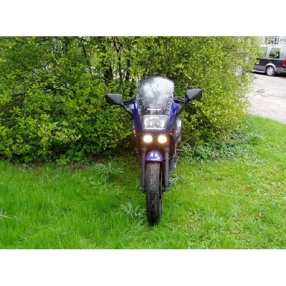 For Kawasaki GPZ 500S / EX 500R Ninja Xenon Driving Lights Fog Lamps Kit