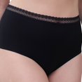 thumbnail image 2 of Chantelle Braguitas de cintura alta para mujer paquete de 2 - Cozy Chic, invisibles, transpirables Negro L (Large), 2 of 7