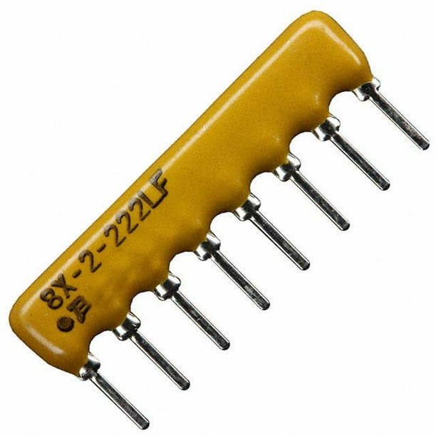 8X-2-332 - RES NETWORK 8I 3.3K 4RES SIP  (3 pcs/pkg)