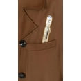 thumbnail image 3 of Brown 10Th Doctor Trench Coat Costume Bathrobe (One Size), 3 of 3