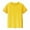 Yellow, variant on Kids T Shirts Short Sleeve Plain Top Tees Boy & Girl Unisex Toddler Children Crew Neck T Shirt