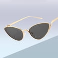 thumbnail image 3 of Trendy Cat Eye Sunglasses Sleek Metal Frame Perfect for Daily Wear-USA, 3 of 8