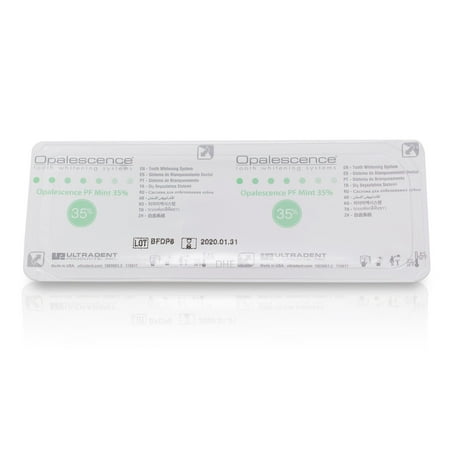 Carbamide Peroxide Whitening Gel - OPALESCENCE PF 35% Carbamide Peroxide Teeth Whitening Gel - 2 Syringes New Style Packaging from Ultradent