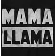 thumbnail image 2 of Funny Mama Llama Mothers Day Pun Women Plus Size Long Sleeve Graphic Tee Brisco Brands 2X, 2 of 5
