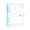 Blue, variant on A5 Clear Binder Cover Soft PVC Loose Leaf Binder, 6 Ring Notebook Cover Refillable Notebook Folder, Snap Button Closure Waterproof Binder Protector for Meeting Notes Journa Classroom Essentials