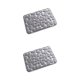 thumbnail image 2 of Injueey Alfombrilla de baño con relieve para ducha, absorbente, lavable, antideslizante, para ancianos, accesorios para lavabo, color gris, 40 gris 40*60 2Conjunto, 2 of 6