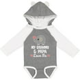 thumbnail image 3 of Inktastic Grammy and Papa Love Me Grandchild Boys or Girls Long Sleeve Baby Bodysuit, 3 of 5