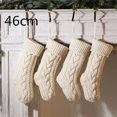 thumbnail image 4 of Bolsa de regalo navideña de gran capacidad de 18"/46 cm, calcetines decorativos, medias navideñas, adornos colgantes para árbol de Navidad, decoraciones navideñas, 4 of 5