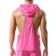 thumbnail image 4 of pstuiky Camisetas sin mangas para hombre, Sudadera con capucha para hombre, color sólido, informal, deportiva, para entrenamiento físico, de malla hueca, cuello en V, sin mangas Camisas de hombre xl, 4 of 5