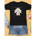 thumbnail image 3 of Cute Baby Bunny W Glasses T-Shirt Juniors -Image by Shutterstock,  x-Small, 3 of 4