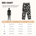 thumbnail image 4 of Halloween Pajama Pants Women, halloween skull white Halloween Costumes Sweatpants Soft Sleep Lounge Pants, Casual PJ Bottoms Pants with Pockets, 4 of 7