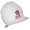 White, variant on Kids Visor Beanie (Tan w/Blue)