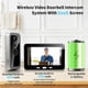 thumbnail image 2 of Tuya 1080P HD Smart Wireless Door Camera System with 5Inch Monitor, 2 of 5