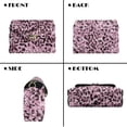 thumbnail image 5 of Pzuqiu Leopard Print Women Leather Crossbody Bag Vintage Minimalist Soft Quilted Leather Crossbody Bags for Women with Chain Strap Craftsmanship Practical for Daily Life, 5 of 7