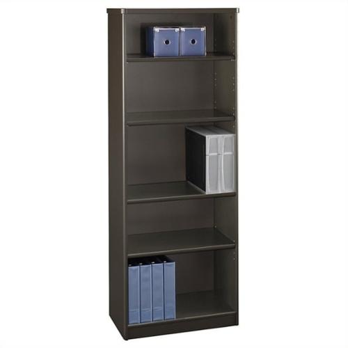 Bush BBF Series A 26W 5-Shelf Bookcase in Sienna Walnut