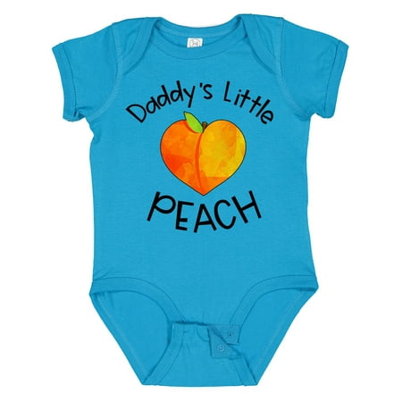

Inktastic Daddy s Little Peach Cute Peach Heart Gift Baby Boy or Baby Girl Bodysuit
