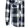 thumbnail image 4 of FashionOutfit Men's Casual Plaid Flannel Woven Long Sleeves Button Down Shirt, 4 of 4