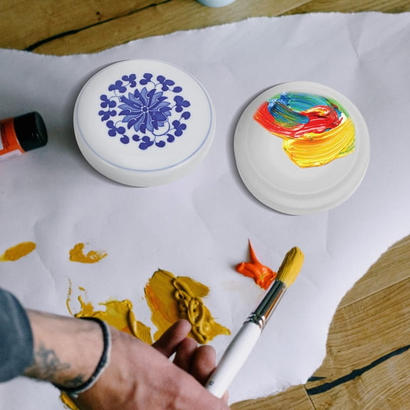 OUNONA Ceramic Pigment with 5 Layers for Watercolor and Gouache Paint Mixing and Color Blending
