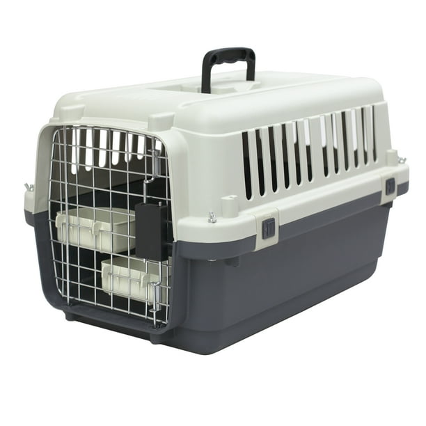 Kennels Direct Premium Plastic Dog Kennel and Travel Crate, Size Small