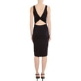 thumbnail image 3 of BCBG Paris Women's V-Neck Jersey Midi Dress, 3 of 8