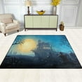 thumbnail image 3 of Coolnut Halloween Poster Area Rug Carpet 5x4 Light Weight Polyester for Living Room Bedroom, 3 of 6
