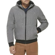 Men's Dockers Sherpa Lined Softshell Hoody Color: Heather Gray Size: L
