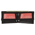 thumbnail image 3 of Mens Genuine Leather Bifold 2 Flap Up ID Card Holder Wallet 590 CF, 3 of 13