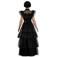 thumbnail image 5 of Women's Wednesday Addams Rave'N Dance Costume Dress, 5 of 13