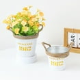 thumbnail image 4 of 3pcs Decorative Bucket Iron Flower Pot Iron Flowers Bucket Iron Plant Storage Containers Bucket, 4 of 9