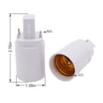 thumbnail image 4 of 5 Pieces Hotel G23 Light Socket Adapter Living Lamp Room Lightbulb Lamp Converter Bulb Base Conversion Connector Lighting Accessories, 4 of 8