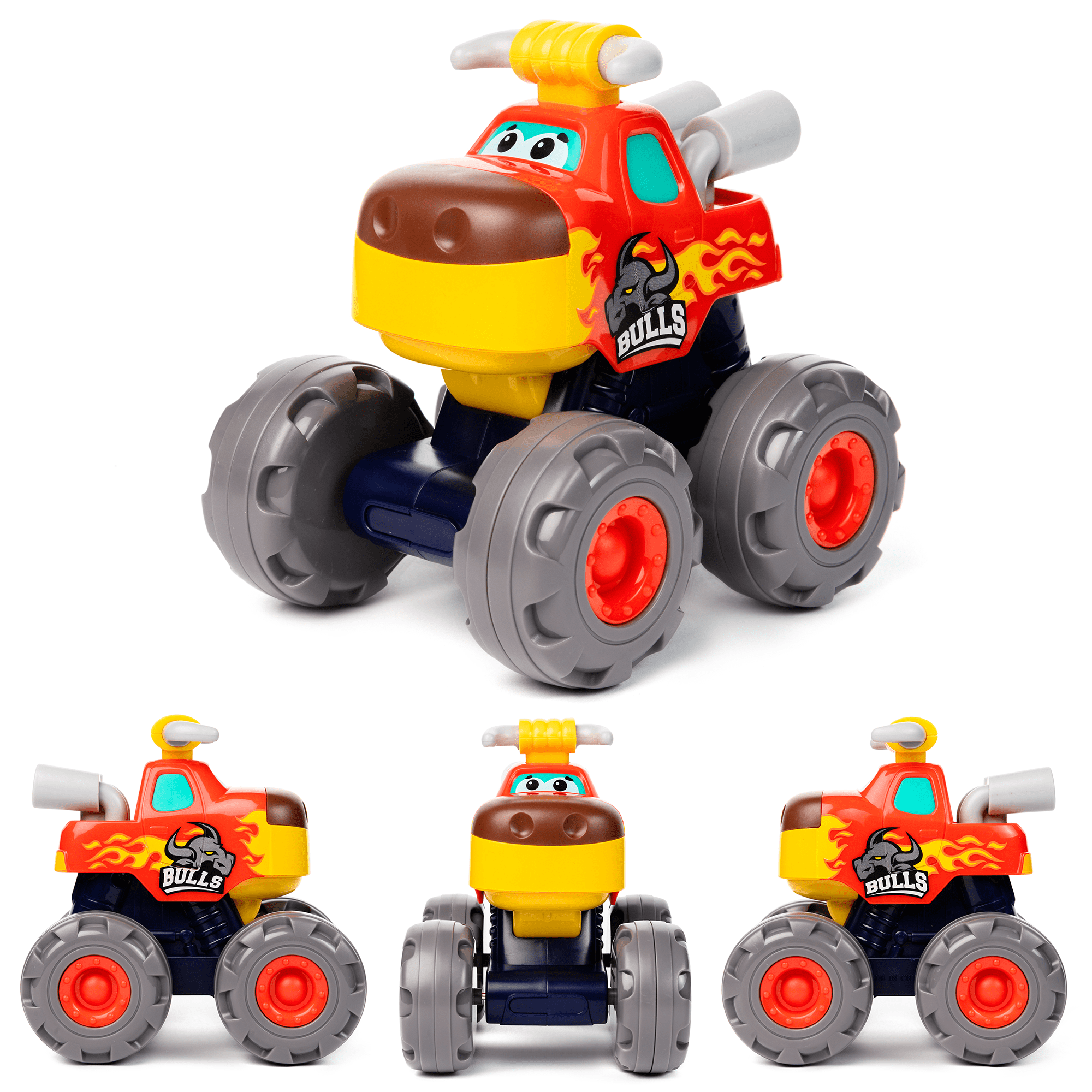 CifToys Animal Monster Trucks for Toddlers Friction Powered Toy Cars Set Play Vehicle Toddler Toys for 1 2 3 Year Old Boy Toys Gifts Shop Black Friday Deals for 2024 Walmart