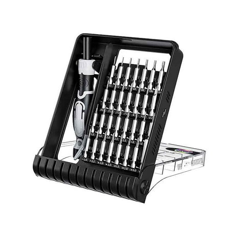 

32 In 1 Precision Screwdriver Set With Tweezer Multifunctional Screwdriver Bits Kit Labor-saving Screwdriver For Home Work Furniture Auto Repair-Black-32pcs 2mm