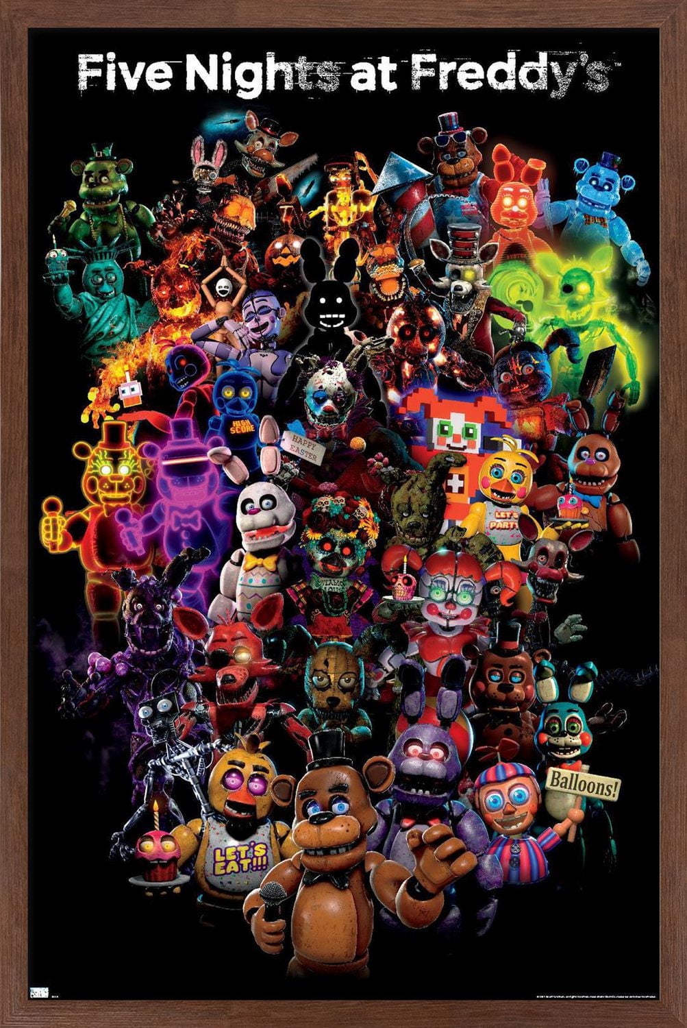 Five Nights at Freddy's: Special Delivery - Collage Wall Poster