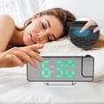thumbnail image 3 of Unique Bargains 2 Pcs Projection Alarm Clocks for Deep Sleepers Green, 3 of 6